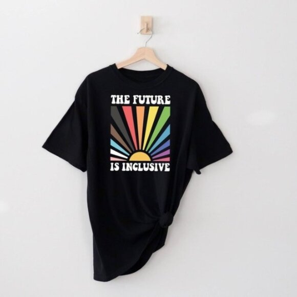 Future Is Inclusive Tee, Lgbt Shirt, Lesbian Pride Tee, Parade Pride Tee - Picture 1 of 3